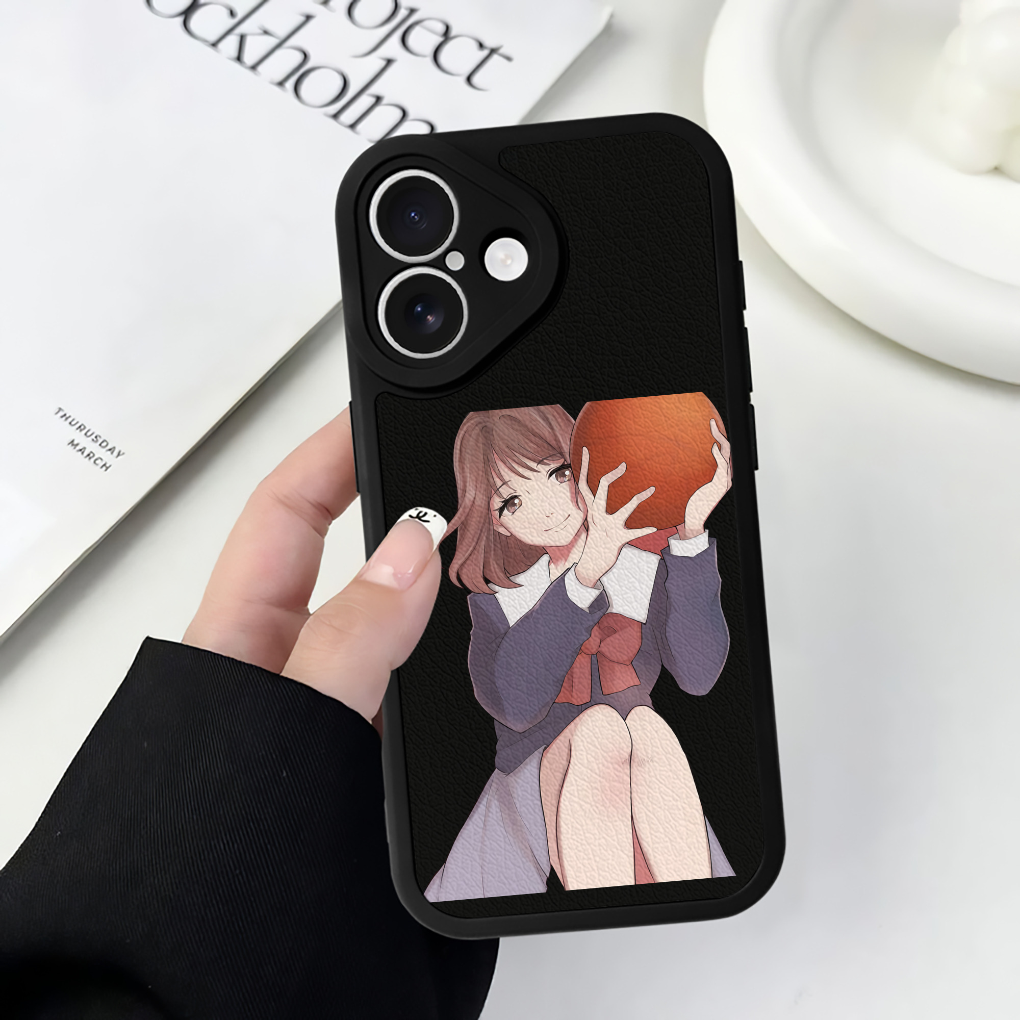 （画像用） SLAM DUNK／スラムダンク 【iPhone 16シリーズ対応】シリコンスマホケース（レザー調） 材質：シリコン